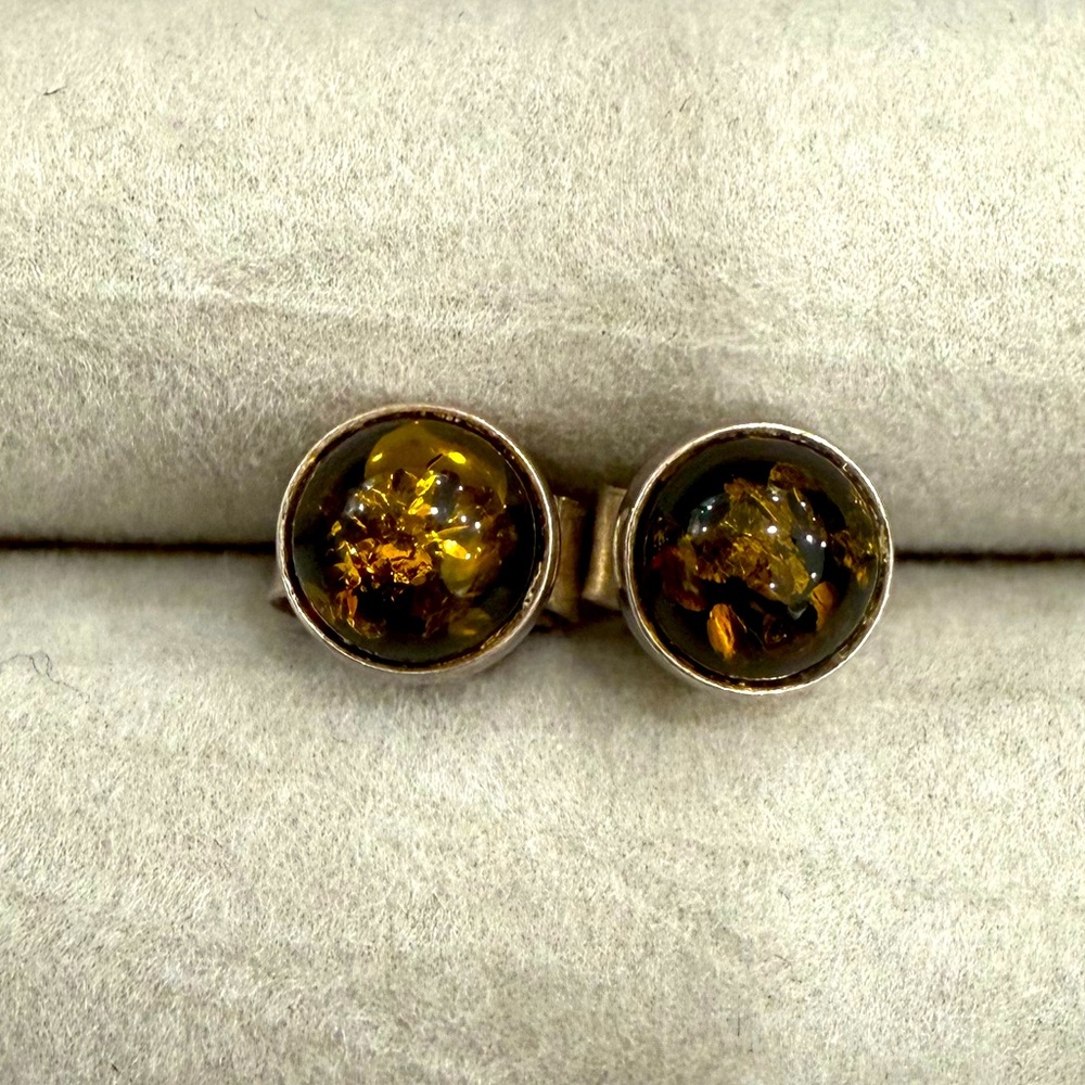 Brown earrings